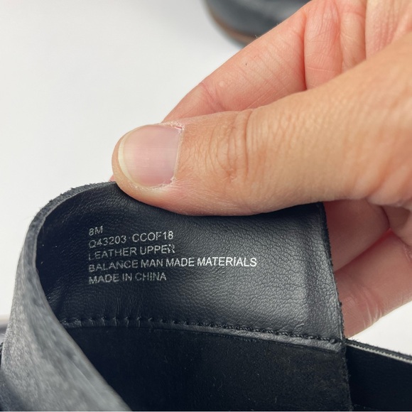 Korks Black Leather Bootie Boots Ankle Shoes Women Size 8M - Picture 3 of 9